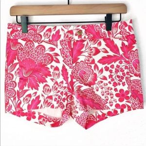 J. Crew Pink Floral Shorts Size 0